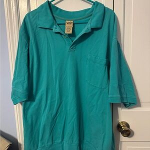 Scandia Woods Men’s Teal Polo Shirt. 3x